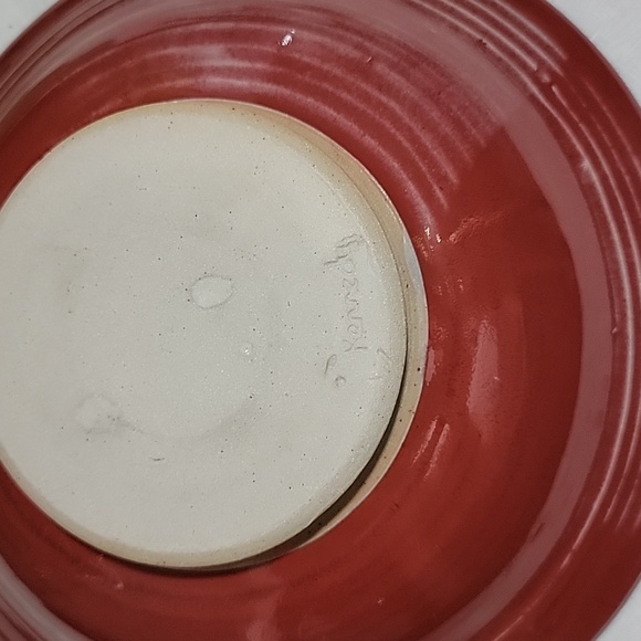 Vintage Michael Kennedy Studio Pottery Fish Bowl.  Signed - Picture 9 of 9